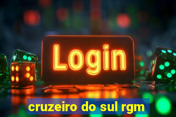 cruzeiro do sul rgm